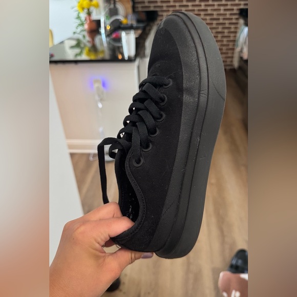 Black Canvas Allbirds Sneakers - Pipers - Picture 8 of 10